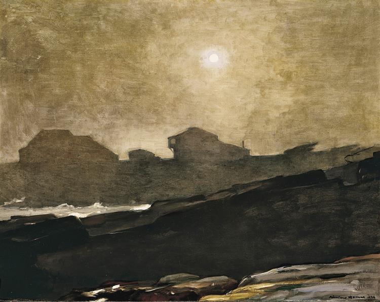 El Estudio Del Artista En La Niebla De La Tarde - 1894