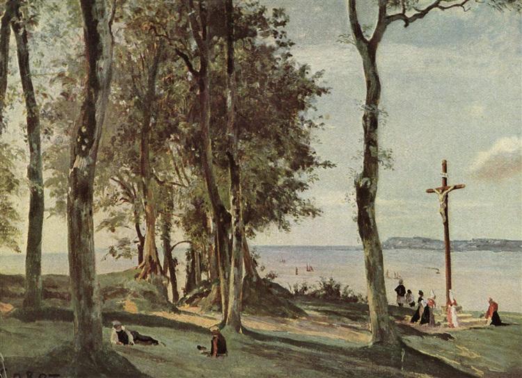 Calvary Honfleur sur la Costa de Gracia - 1830