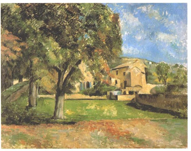 Horse Chestnuts in Jas de Bouffan - 1887