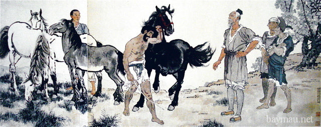 maître Des chevaux jiu fang gao - 1931