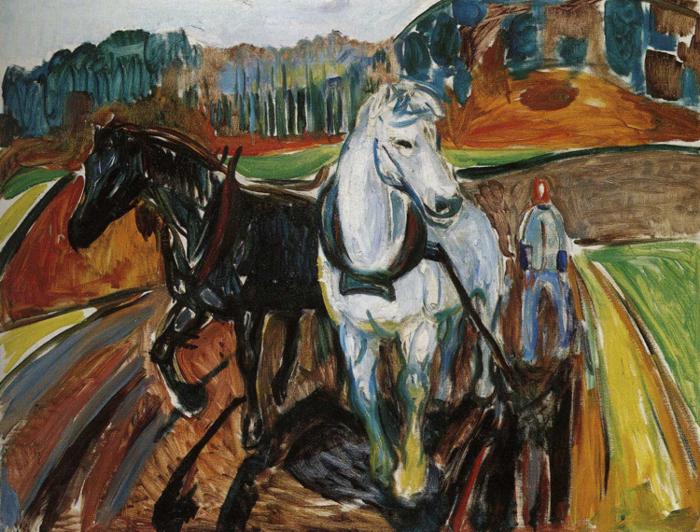 Équipe de chevaux - 1919