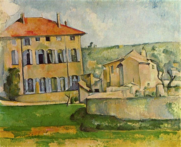 House and Farm w Jas de Bouffan - 1887