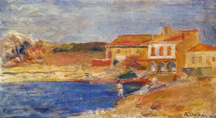 Casas Junto Al Mar - 1912