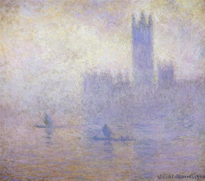 Chôles du Parlement - Effet de brouillard - 1901