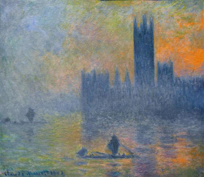 Houses of Parliament - Fog Effect - 1903