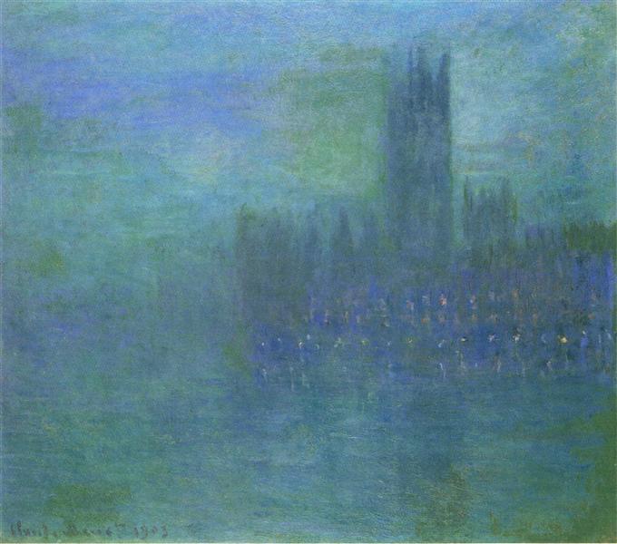 Houses of Parliament - Fog Effect - 1903