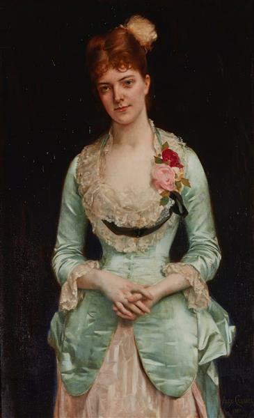 Retrato De La Señorita Matthews - 1880