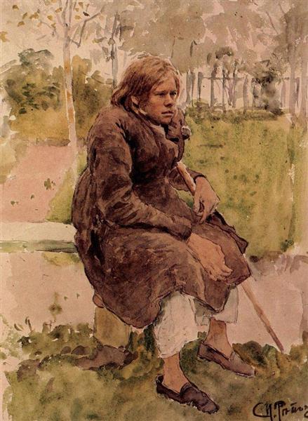 Hunchback (étude) - 1880