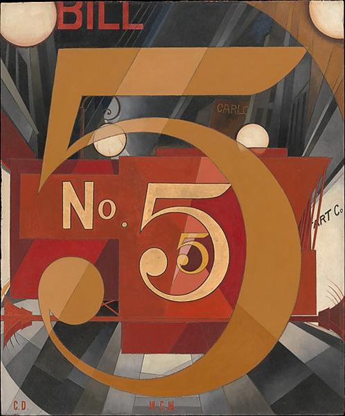 J'ai vu la figure 5 en or (William Carlos Williams) - 1928,