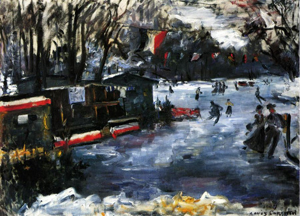 Eislaufbahn bei Tiergarten -Berlin - 1909