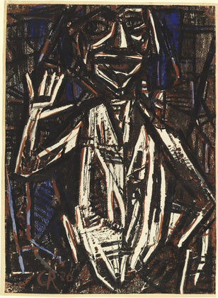 Idol (Oberkörper mit der angehobenen Hand) - 1921