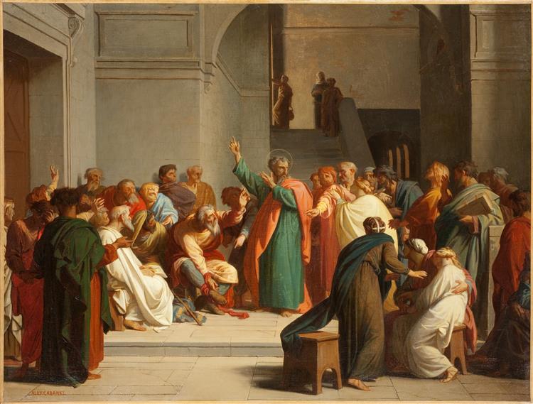 Saint Paul and the faithful of Caesarea - 1849