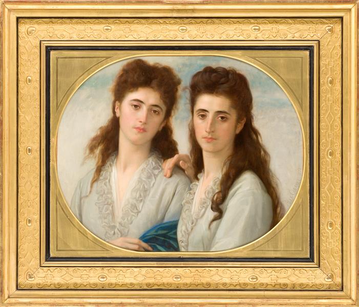 Porträt von Damen Sophie und Berthe Cabanel - 1872