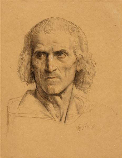 Study for a field work figure - 1861