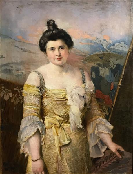 Portrait of a Lady Dressed in Yellow 