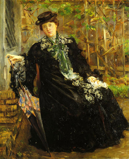 Con un cappotto nero - 1908