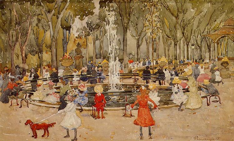 À Central Park - New York - 1901