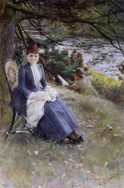 In Schottland (Frau Symons) - 1887