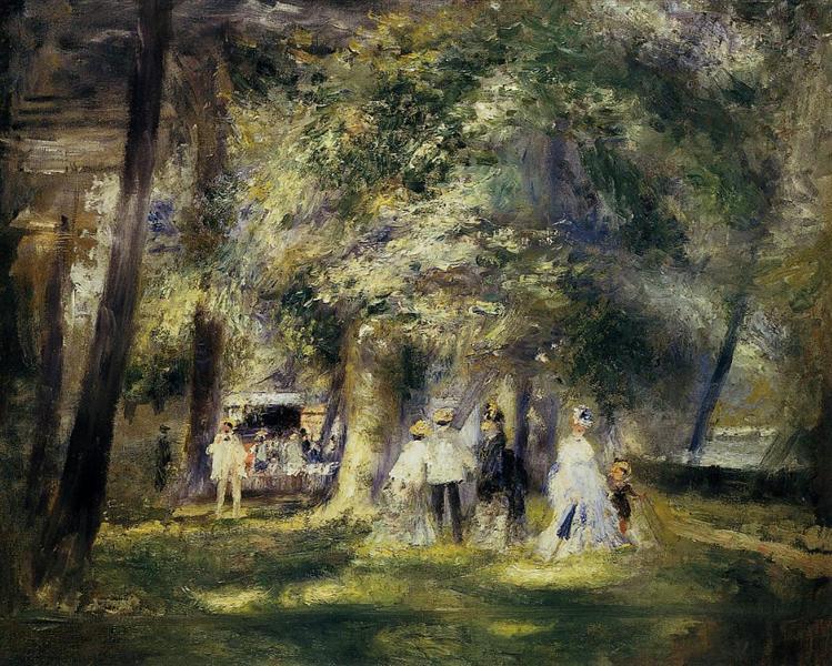 Dans le Parc St Cloud - 1866 