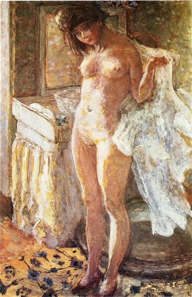 Dans la salle de bain - 1907