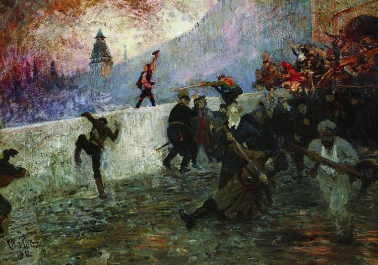 In the Moscow besieged in 1812-1912