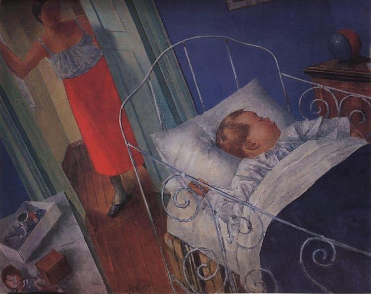 In the children's room - 1925