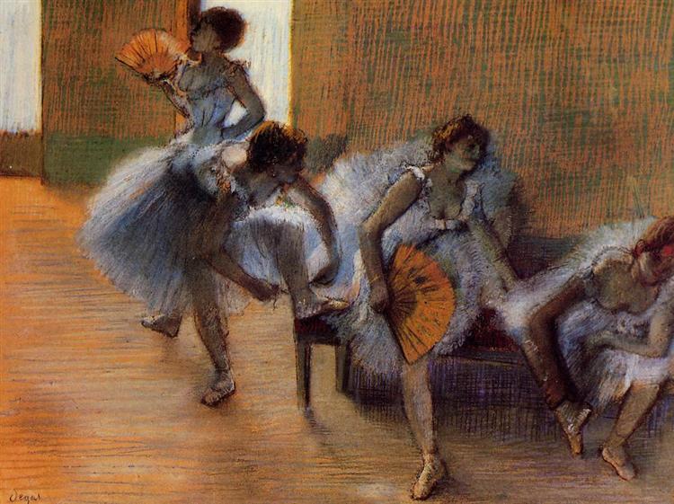 No estúdio de dança - 1897