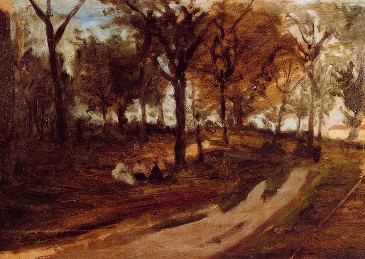 Dans la forêt de Saint Cloud - 1873