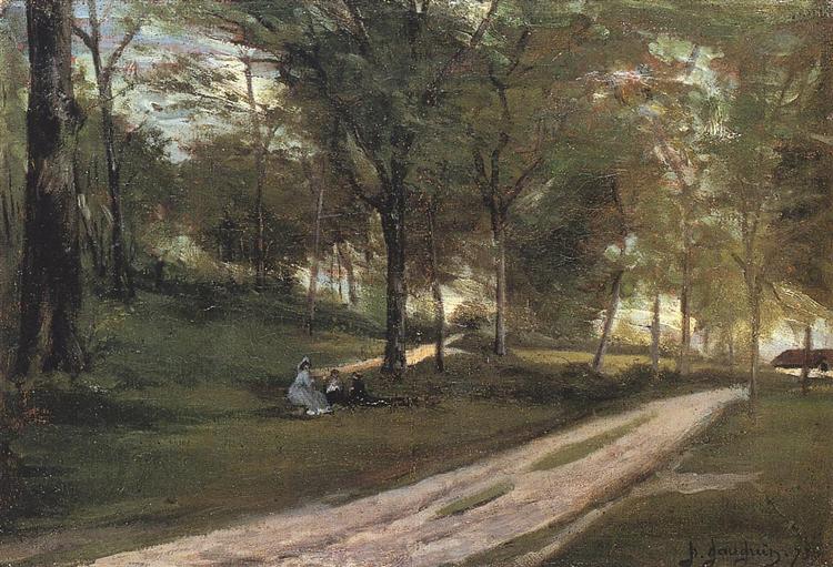 In der Saint Cloud II - 1873 Wald