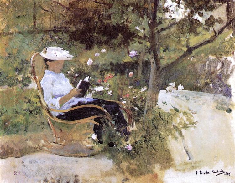 In the garden - 1896