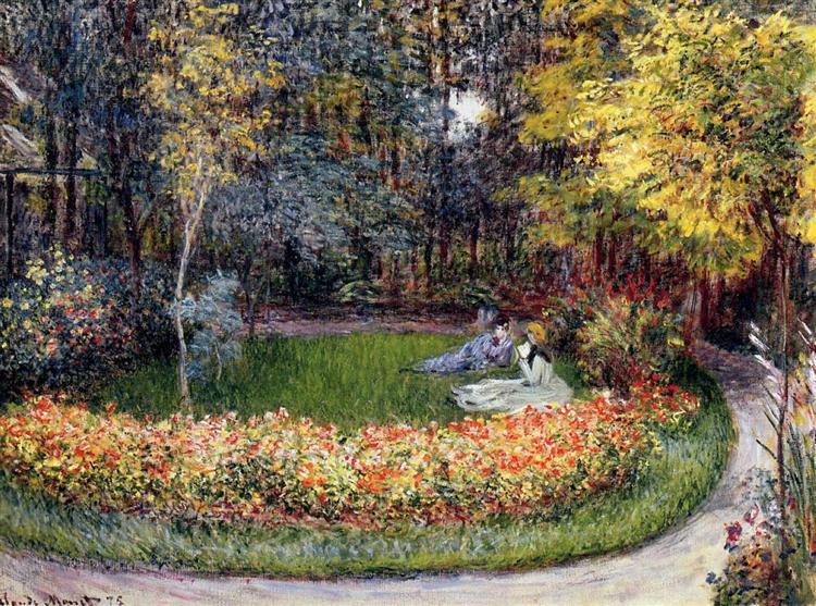 In the garden - 1875