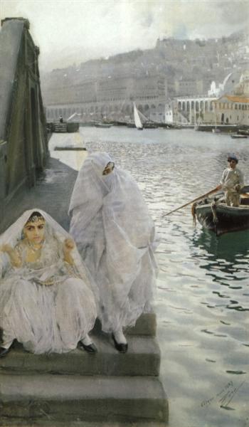 En El Puerto De Argel - 1887