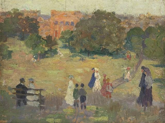 In the Luxembourg Gardens - 1909