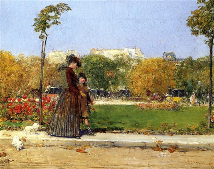 In the park - Paris - 1889