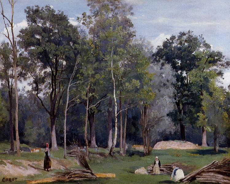 In the Forest of Ville D'Avray - 1835