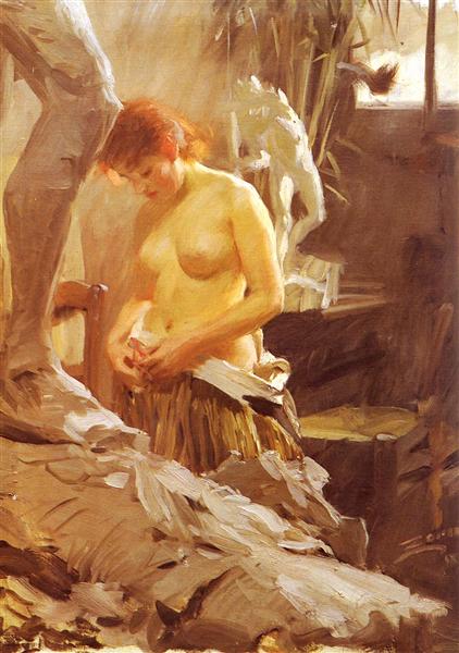 En El Estudio Wikstrom - 1889