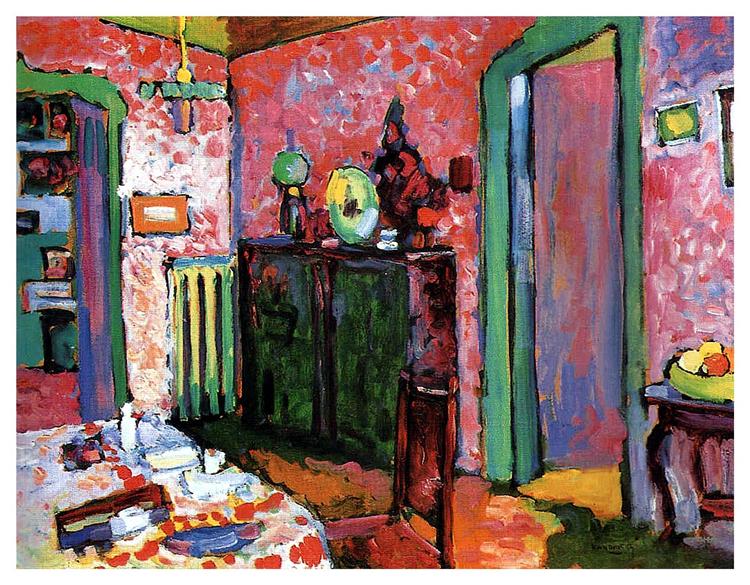 Interior (my dining room) - 1909