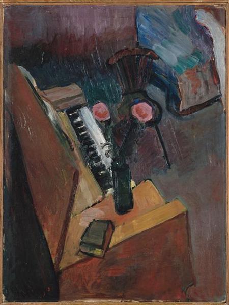 Interior with harmonium 1900 