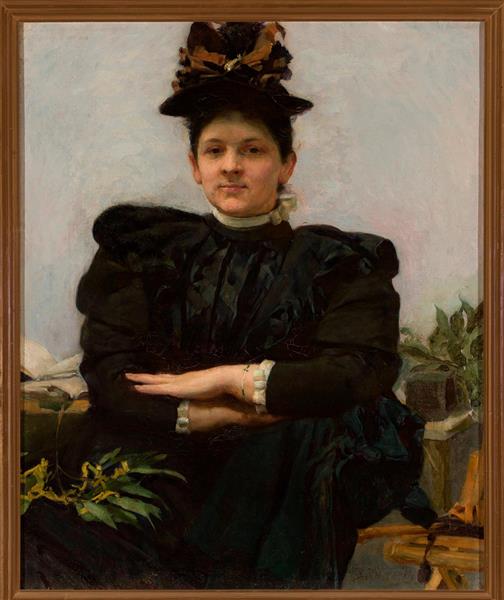 Portrait of Wanda Stra? Y? Ska - 1894