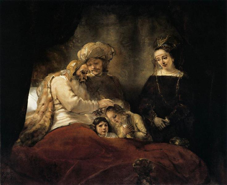 Jacob segne die Kinder von José - 1656