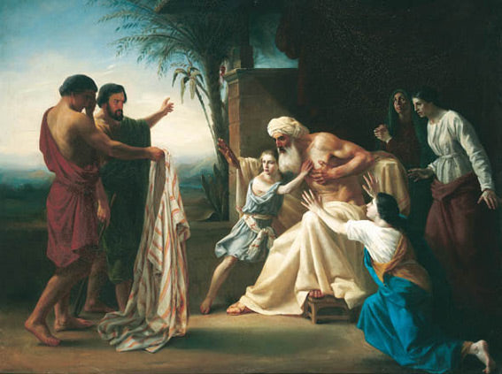 Jacob erhält Josés blutige Tunika - 1845