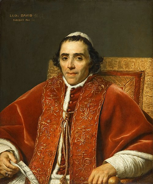 Portrett av pave Pius VII - 1805