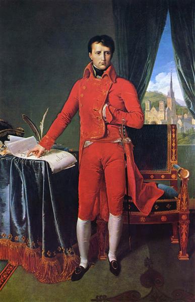 Retrato De Napoleón Bonaparte - El Primer Concilio - 1804