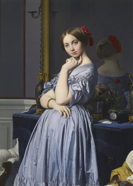 Retrato da Condessa D'Haussonville - 1845