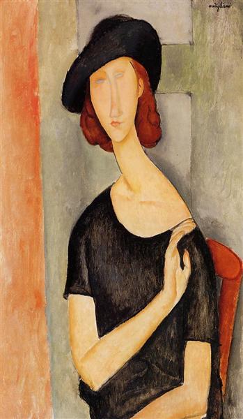 Jeanne Hébuterne mit Hut - 1919