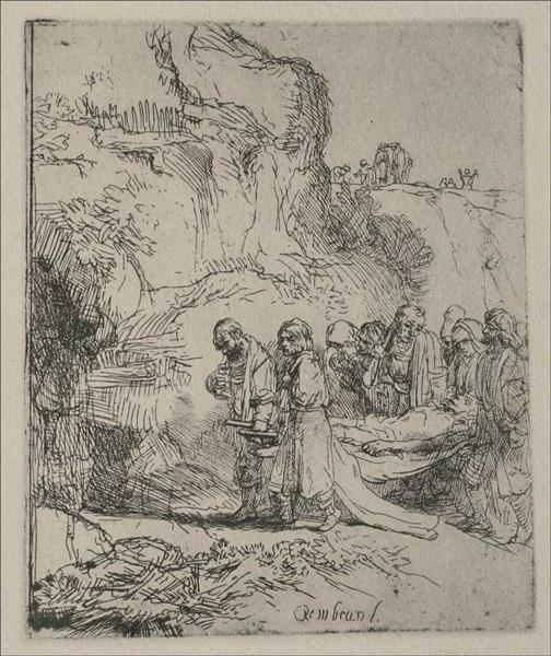 Le corps de Jésus-Christ emmené dans la tombe - 1645