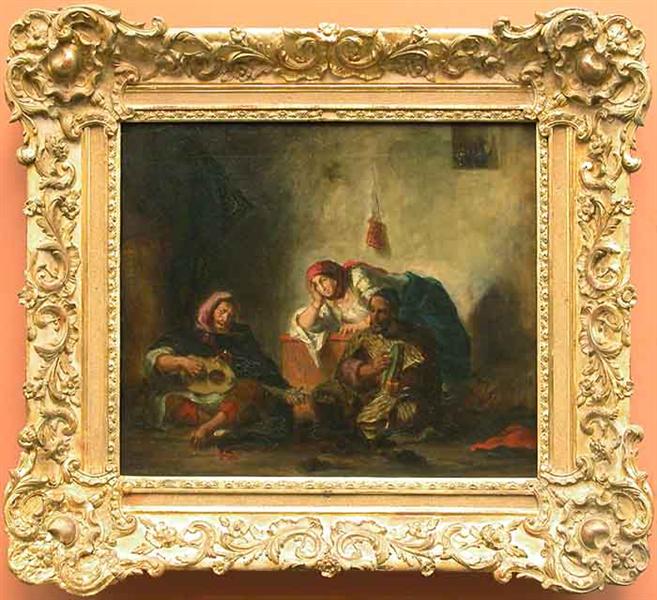 Judiska musiker i Marocko - 1847