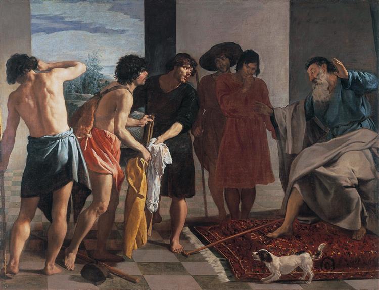 Joseph's Bloody Robe Brought to Jacob - 1630