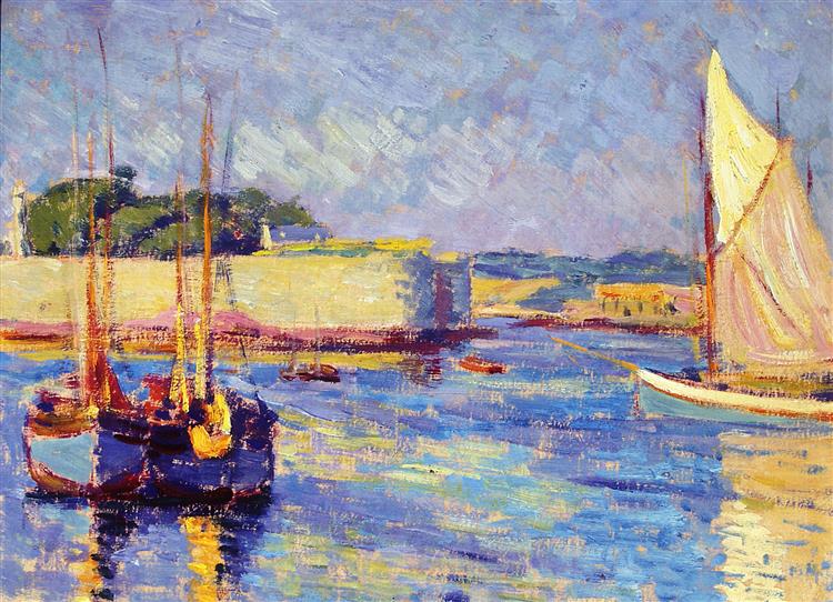 Porto di Concarneu - 1908