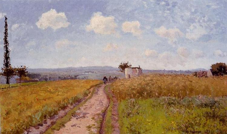 Mañana De Junio - Vista Sobre Las Colinas De Pontoise - 1873